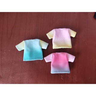 Áo thun handmade cho búp bê obitsu 11, ob11, ddf, nendoll, ymy