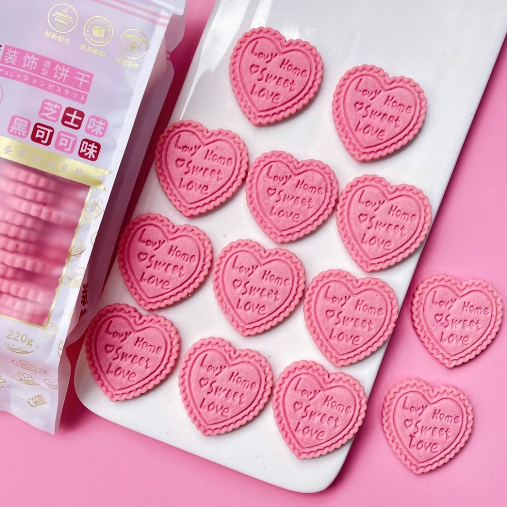 bánh kẹo trang trí bánh kem [FREESHIP❤️] kẹo quy hình tim gói 180g