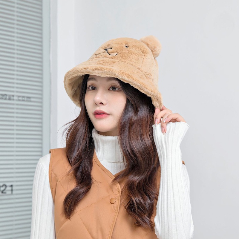 Mũ Xô Giả Lông Thú Nhiều Màu Sắc Giữ Ấm Tai Cho Nam Và Nữ