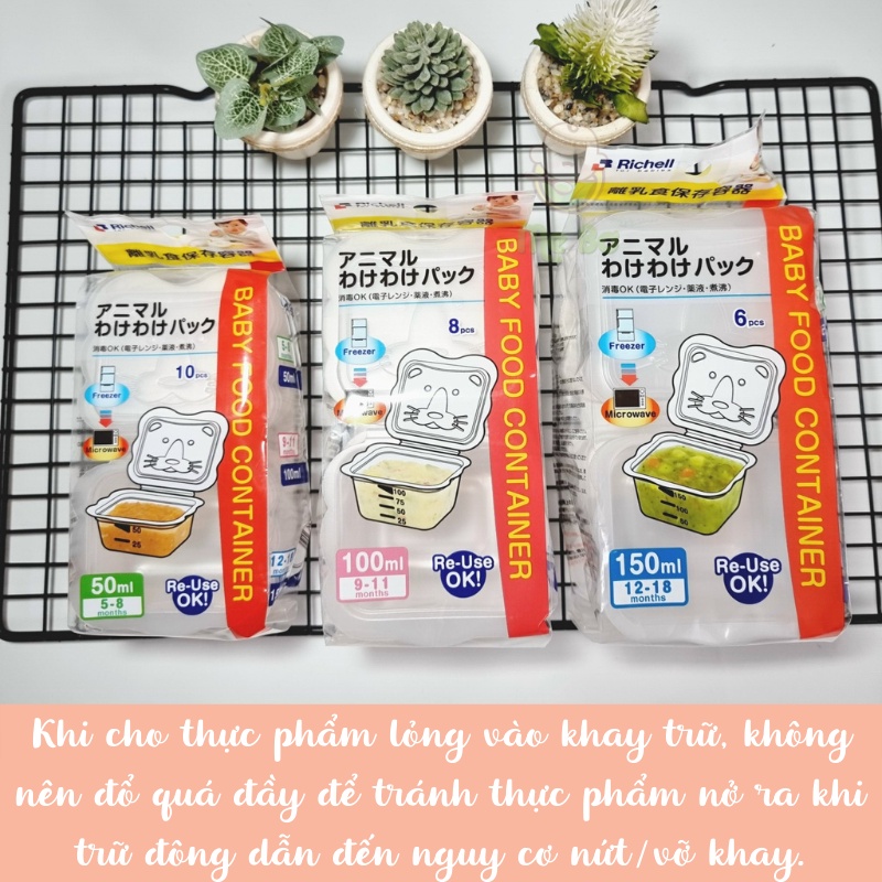 KHAY/HỘP TRỮ ĐÔNG NHẬT CHO BÉ