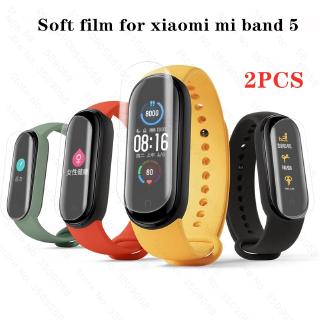 Set 2 Kính Cường Lực Chống Thấm Nước Bảo Vệ Màn Hình Đồng Hồ Xiaomi Mi Band 5