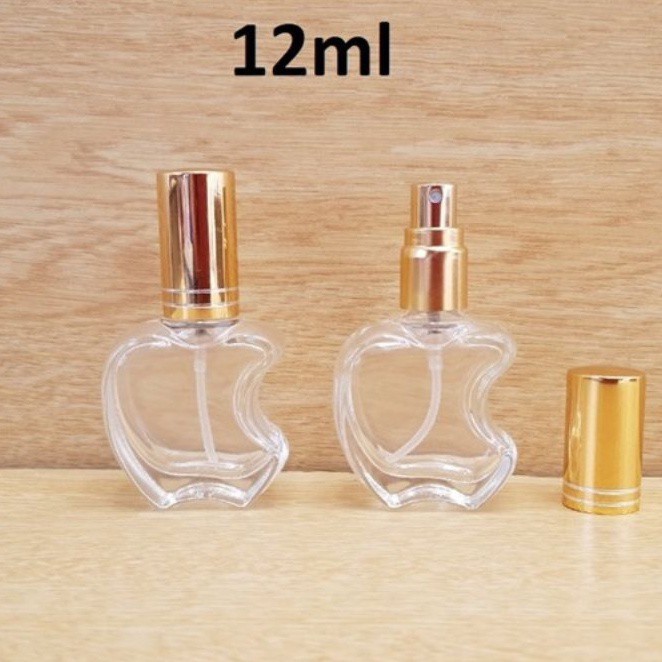 Vỏ chai chiết nước hoa hình táo 10ml đựng dầu thơm , phụ kiện du lịch