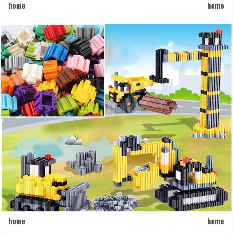 Set 200 khối nhựa xếp hình cho bé