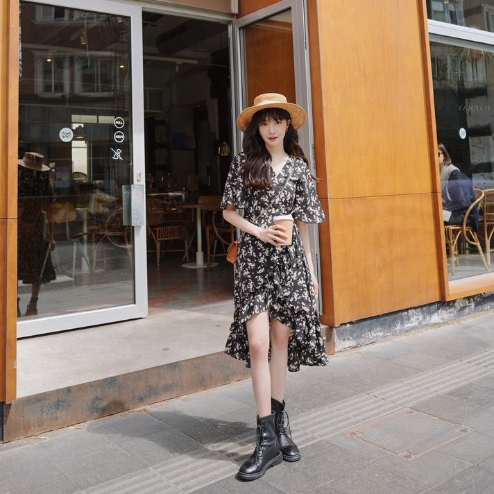 [SALE MẠNH] Váy hoa nhí chất liệu voan cát dịu dàng thanh lịch mà cũng cá tính ngút ngàn | BigBuy360 - bigbuy360.vn