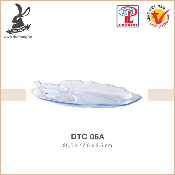 Dĩa Trái Cây DTC-6A Nhựa Trong Acrylic Cao Cấp Fataco Việt Nam - Chính Hãng