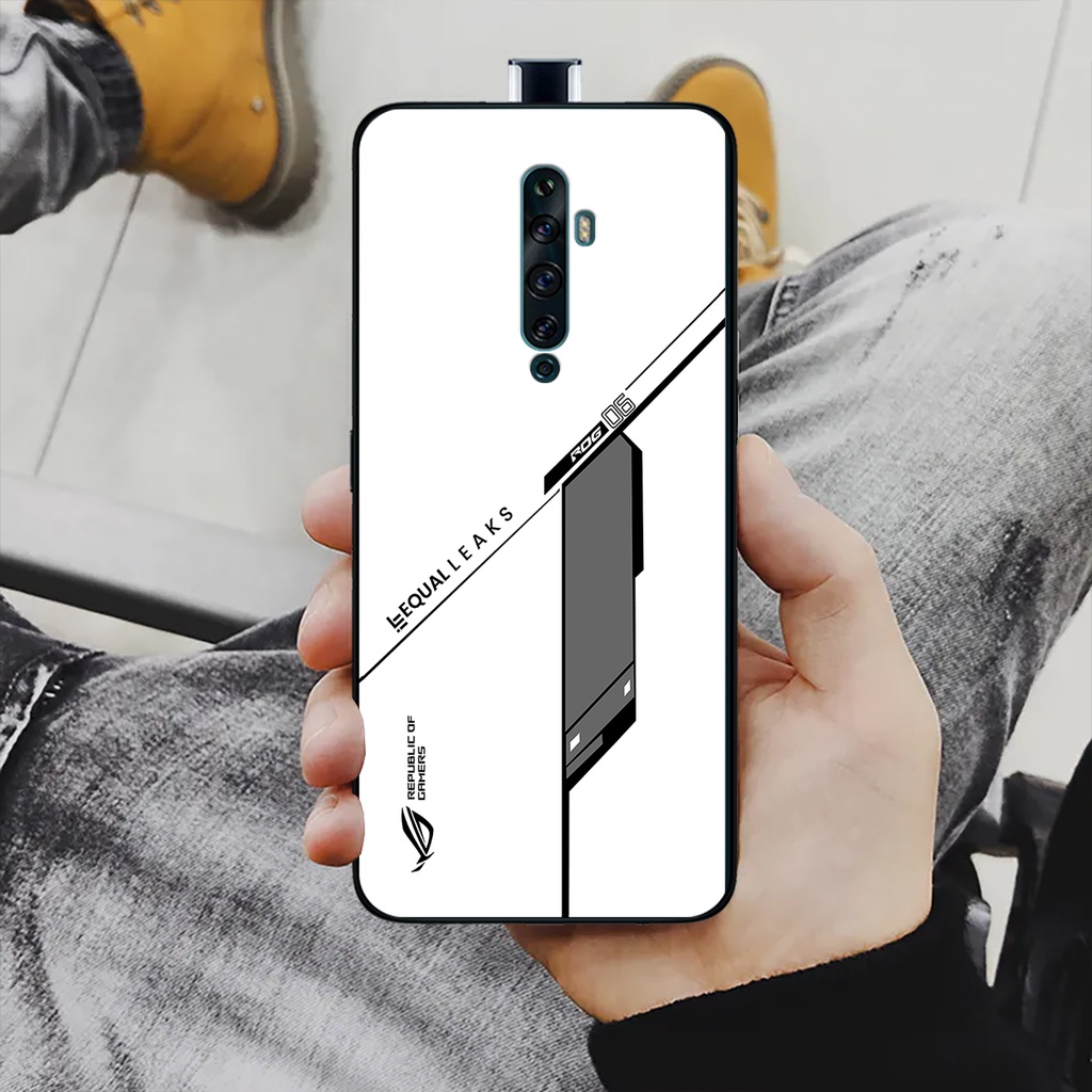 Ốp lưng điện thoại OPPO Reno 2F - Republic of Gamers, chất liệu kính cường lực