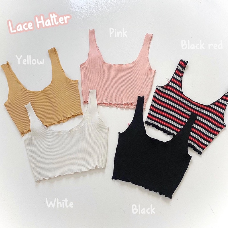 Áo Lace Halter