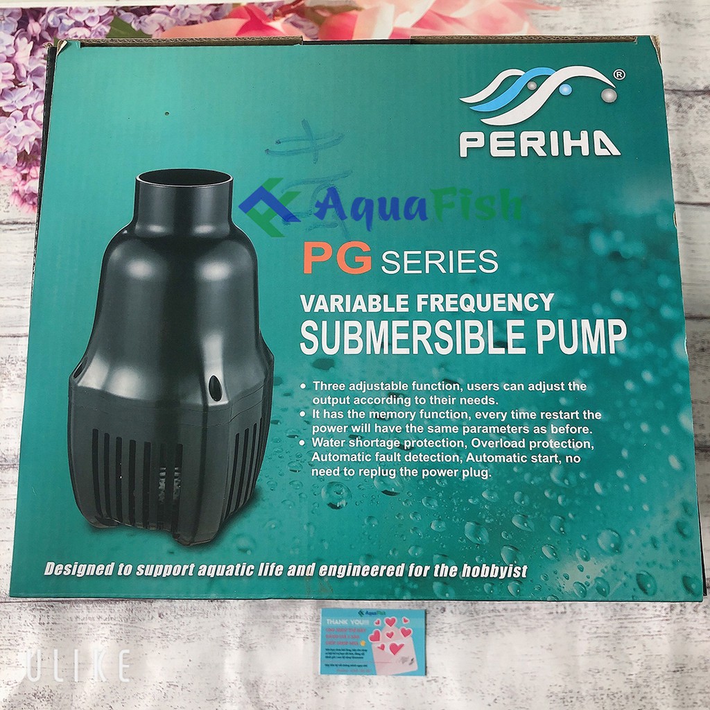 Máy bơm nước hồ cá Koi Periha PG 20 đến PG 60 (siêu tiết kiệm điện, có bảng điều khiển thông minh)