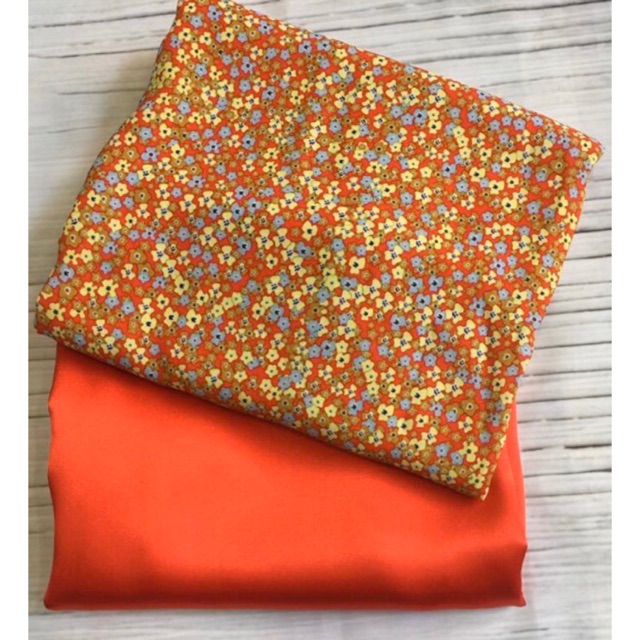 Vải áo dài hoa nhí