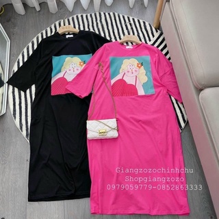 Đầm xuông bigsize tiểu thư múp míp cực iu ms601