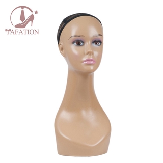 ☆Bald Mannequin Head Female Mannequin Head for Wig Making Hat Display Cosmetology Manikin Head for Makeup Practice