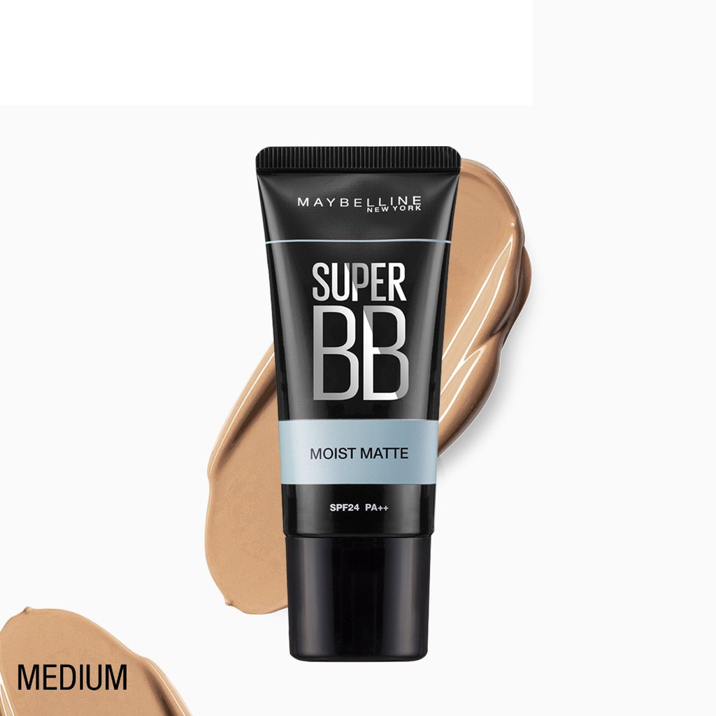 Kem Nền BB Siêu Mịn Kiềm Dầu Maybelline SPF24/PA++ 02 Medium Beige 30ml