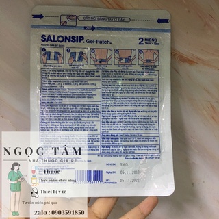 Salonsip Gel Patch 2 miếng/gói