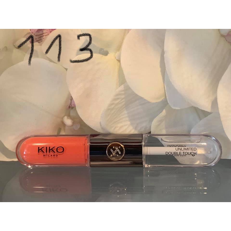 Son Môi KiKo 2 đầu Unlimited Double Touch 113 Màu Cam đào