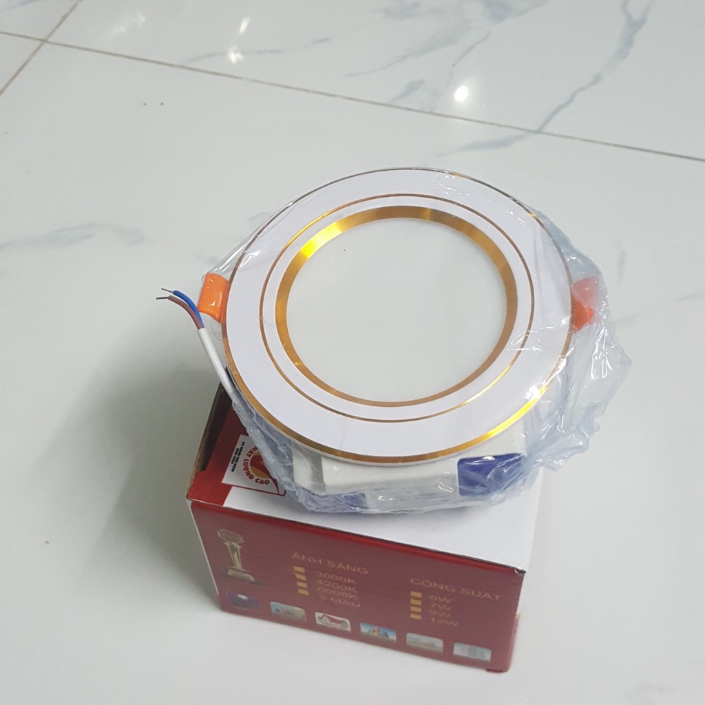 Bóng Đèn led âm trần downlight 7W  đế tản nhiệt 100% nhôm - KTV