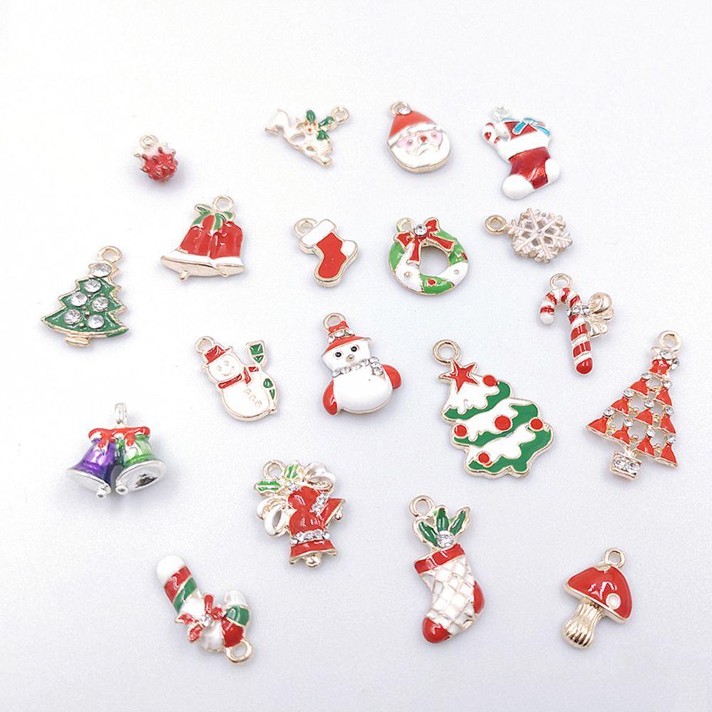 LEILY Set 10 / 19 Mặt Dây Chuyền Phong Cách Giáng Sinh Thời Trang