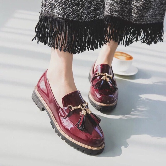 Giày oxford nơ chuông nhiều màu | BigBuy360 - bigbuy360.vn