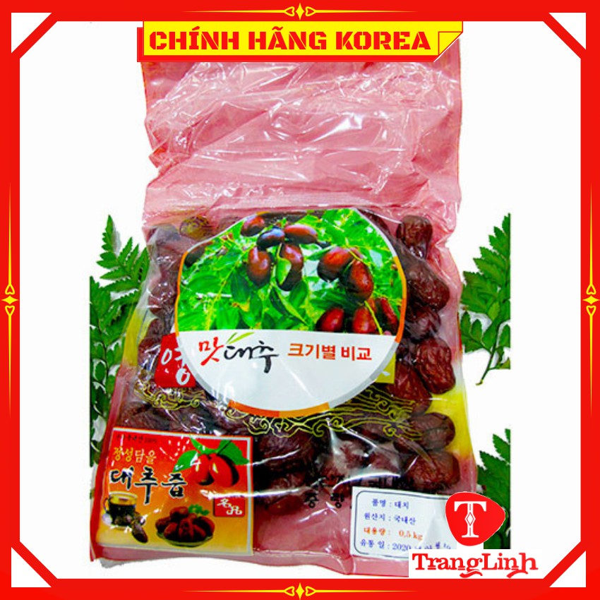 [Combo 10 túi] Táo đỏ sấy khô hàn quốc 500gr - Chuyên sỉ táo đỏ hàn quốc - tranglinhkorea