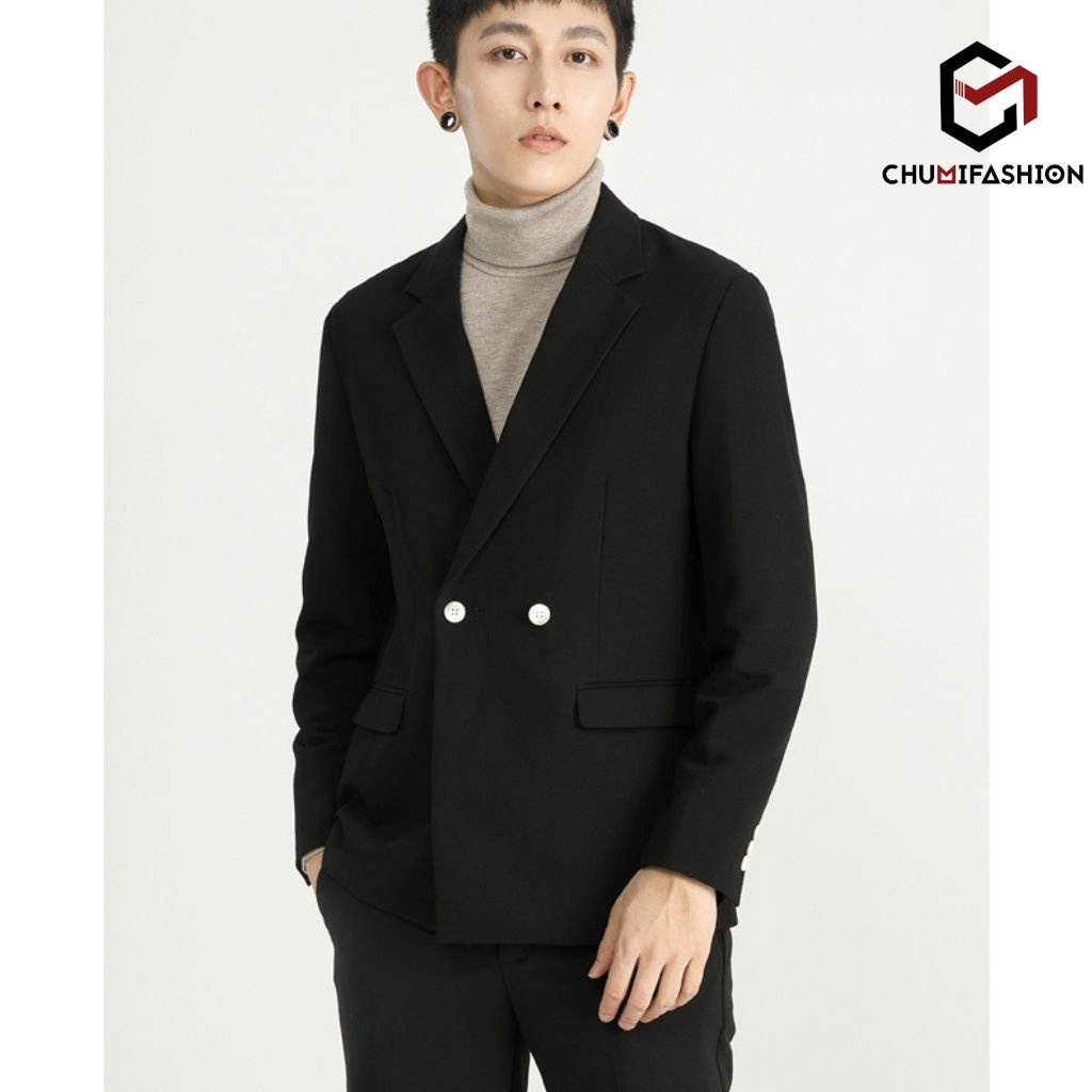 Set Blazer Nam CHUMI Bộ Vest Nam Gồm Áo Vest Và Quần Âu Lịch Lãm Sang Trọng Thời Trang Hàn Quốc AD012 | BigBuy360 - bigbuy360.vn