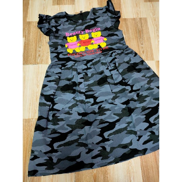 Đầm thun cotton cho bé gái size đại