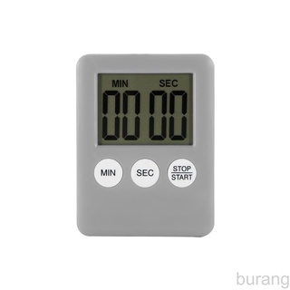 Fashion Simple Super Thin LCD Digital Screen Kitchen Timer Square Cooking Timer Count Up Countdown Alarm with b thumbnail