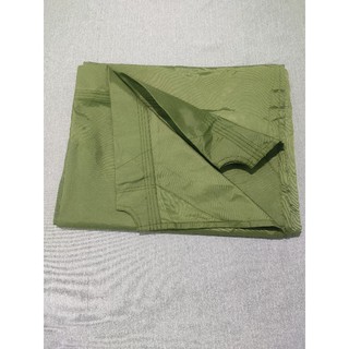 võng dù màu xanh. 1 lớp khổ 1m4x2m2 không tặng kèm dây