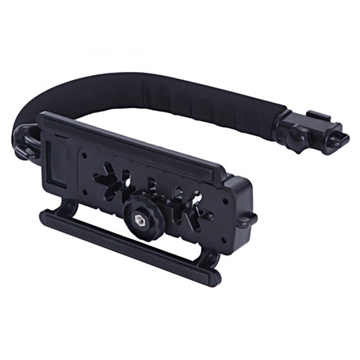 Tay cầm chống rung hình chữ c cho dslr gopro xiaomi yi | BigBuy360 - bigbuy360.vn