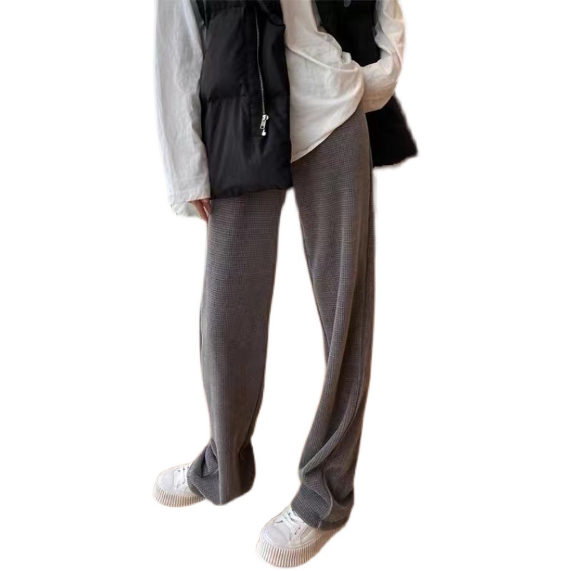 Quần dài SUXI ống rộng lưng cao thời trang Hàn Quốc cho nữ