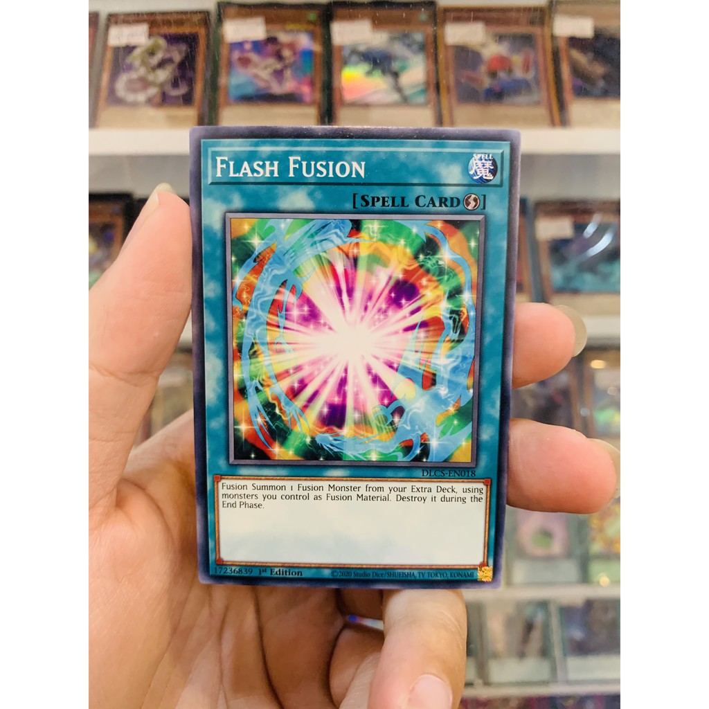 Thẻ Bài Lẻ YugiOh! Mã DLCS-EN018 - Flash Fusion - Common - 1st Edition