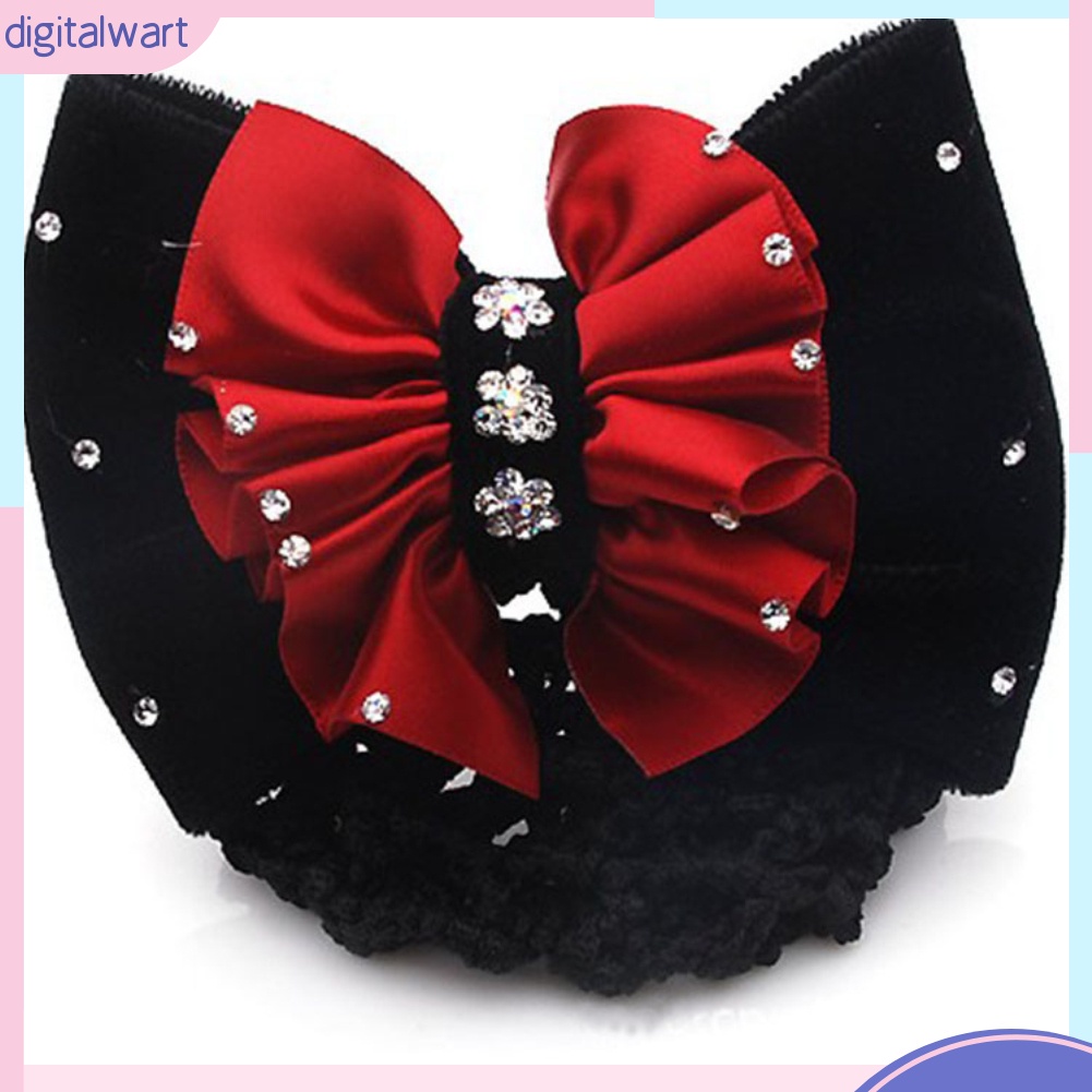 Kẹp Tóc Nơ Đính Đá Thời Trang Cho Nữ