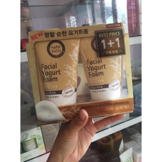 Set sữa rửa mặt happy bath sale 1+1