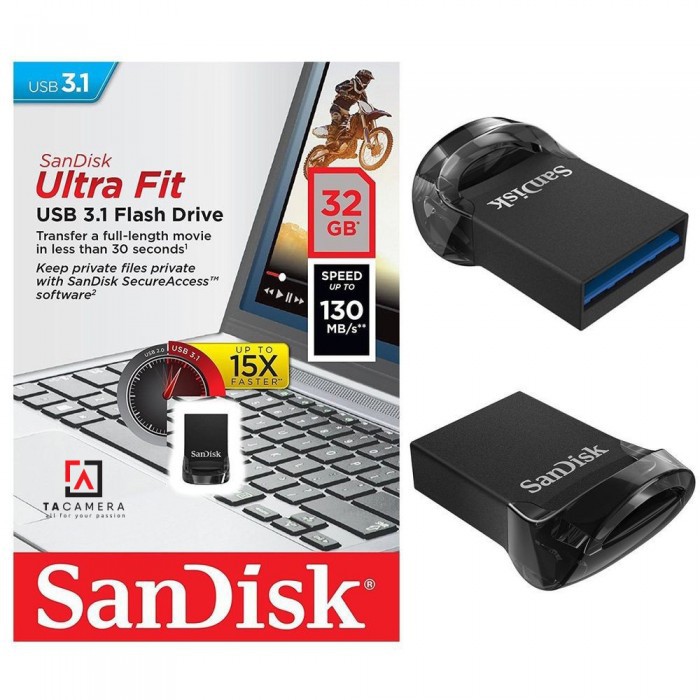 USB 16Gb 32Gb Sandisk ULTRA Fit CZ430 tốc độ 130Mb/s bảo hành 5 năm