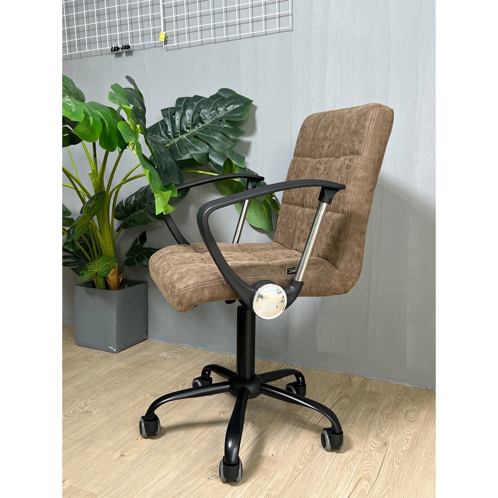 GHẾ XOAY LÀM VIỆC - GHẾ HỌC SINH - CHÂN SẮT XI, NỆM BỌC SIMILI CAO CẤP