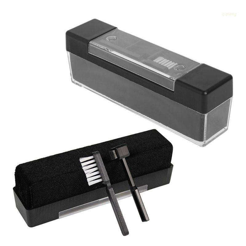 QQ 1 Bộ Bàn Chải Vệ Sinh Đĩa Than LP Vinyl Sợi Carbon Chống Tĩnh Điện