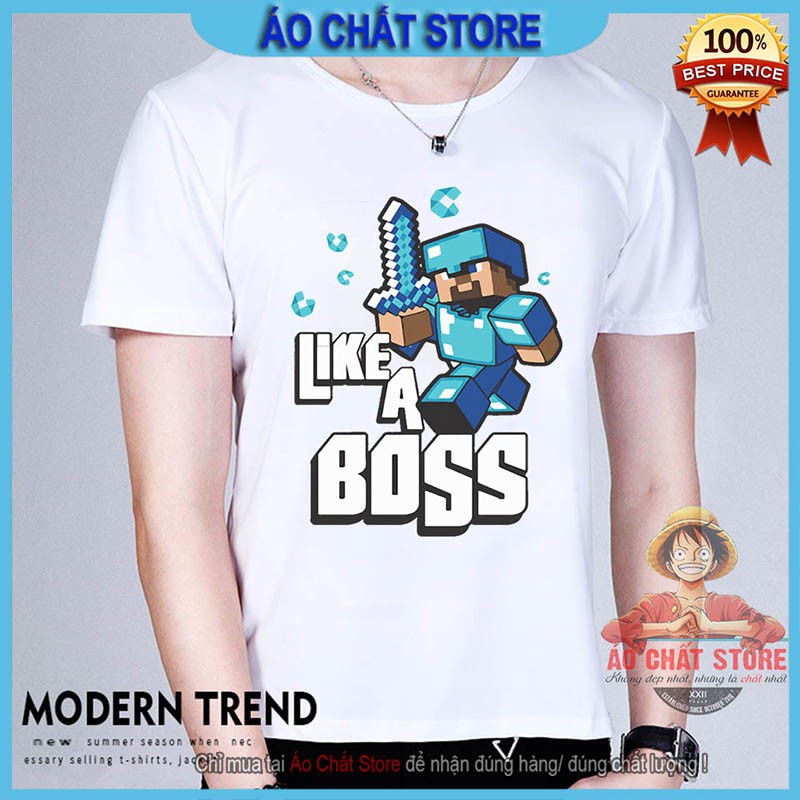 BST Áo thun Minecraft siêu đẹp | Áo trẻ em Mine Craft cho bé trai | bé gái MC11 | Áo Chất Store