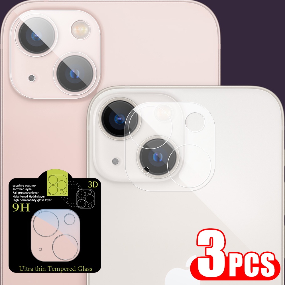 Set 3 Miếng Dán Bảo Vệ Ống Kính Máy Ảnh Cho Iphone 13 Pro Max / 13 Pro / 13 Mini / 13