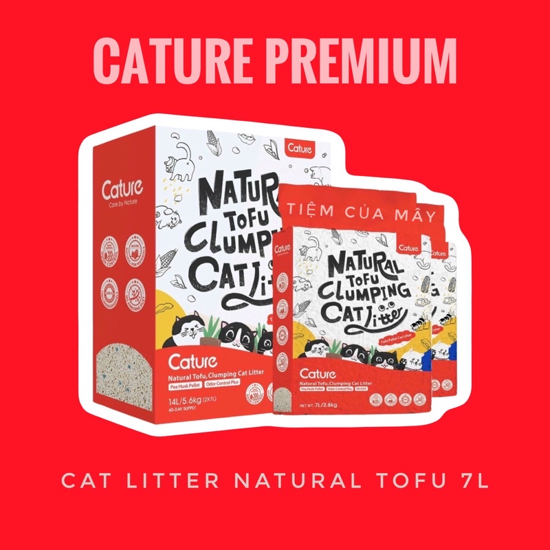 CÁT ĐẬU NÀNH CATURE - NATURAL TOFU 7L