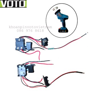Công tắc máy cưa kiếm dùng pin 18v - 21v có đèn led voto