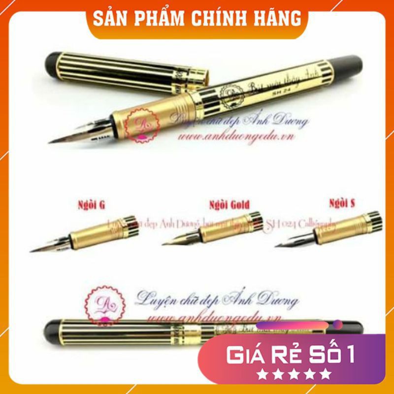 Bút Máy Ánh Dương Ngòi Lá Tre Calligraphy Luyện Chữ Đẹp SH024