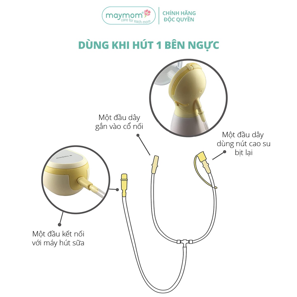 Dây Hút Sữa Medela Freestyle Flex Thương Hiệu Maymom, Không Chứa BPA, An Toàn 100%, Vệ Sinh Dễ Dàng