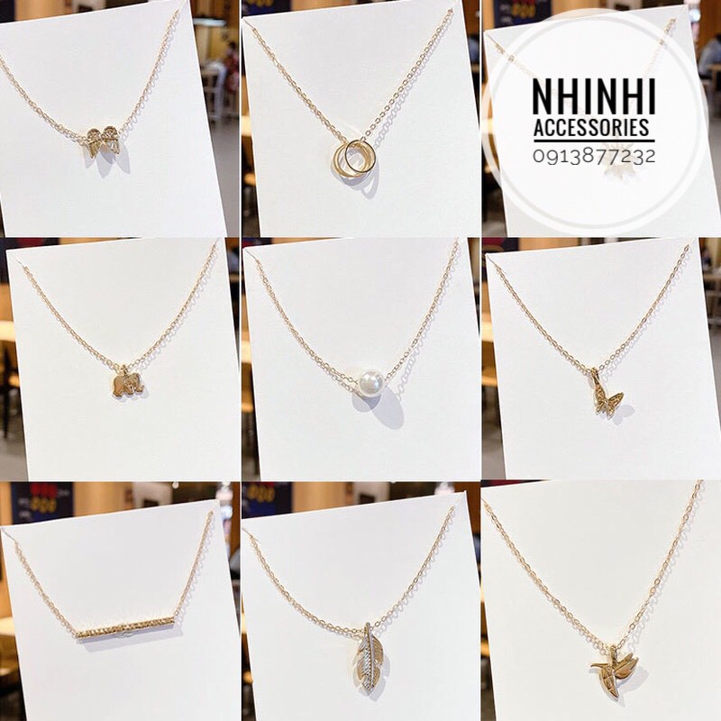 Dây chuyền vòng cổ chocker đính ngọc dành cho nữ VC9999