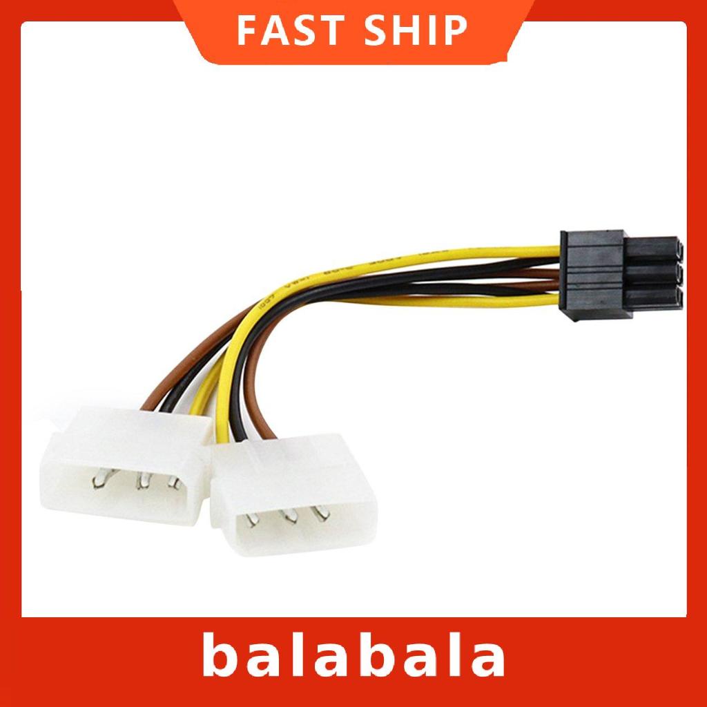 Thẻ đồ họa chuyển đổi nguồn điện 4Pin Female sang 6Pin Male | BigBuy360 - bigbuy360.vn