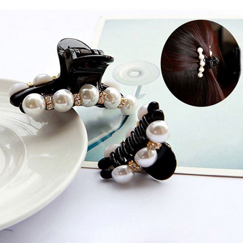 Kẹp tóc đính hoa pha lê thời trang