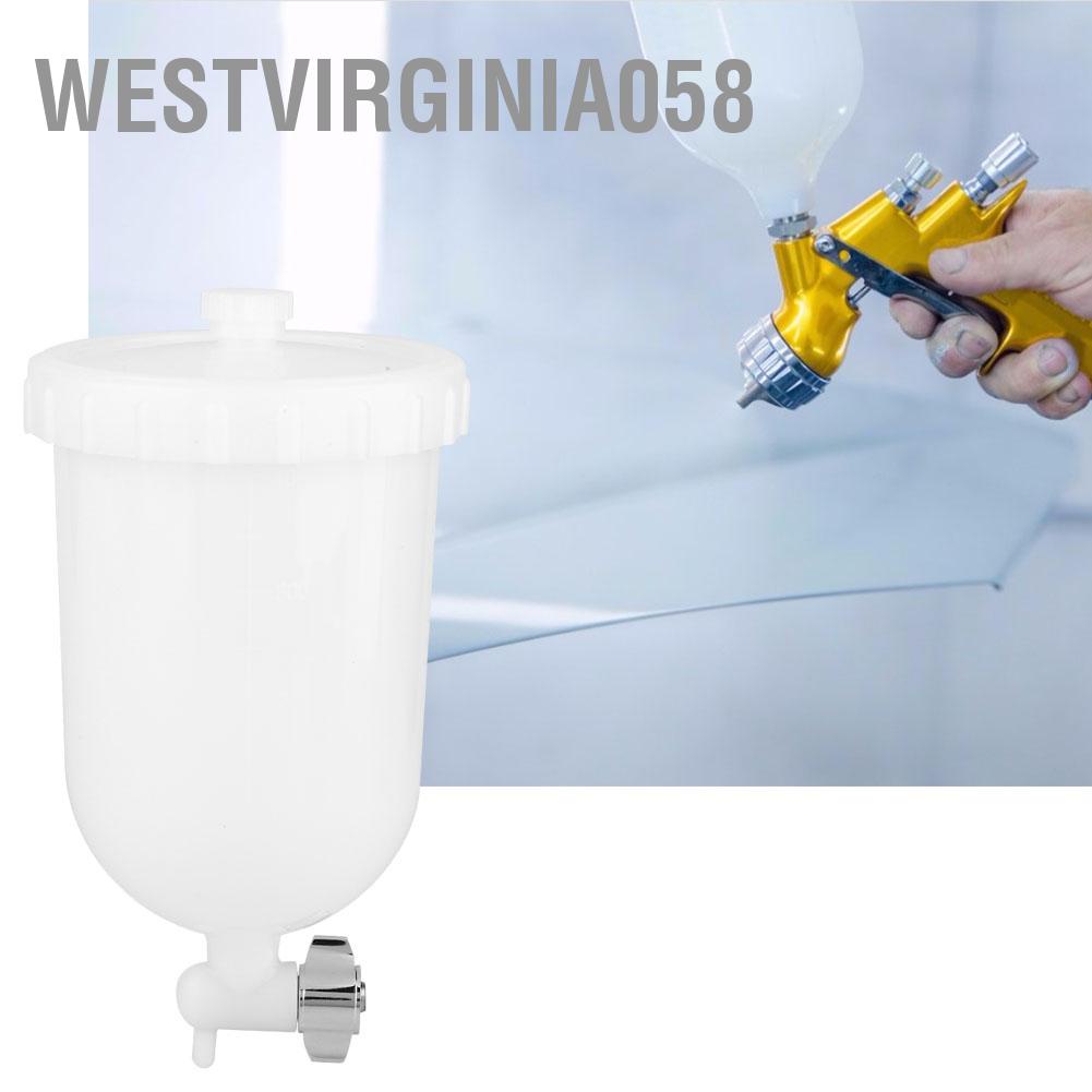 Hot Deals W101 W71 R-2 K-2 F-2 400ml Phun có thể nạp bên cốc sơn nhựa Westvirginia058 Spot Express