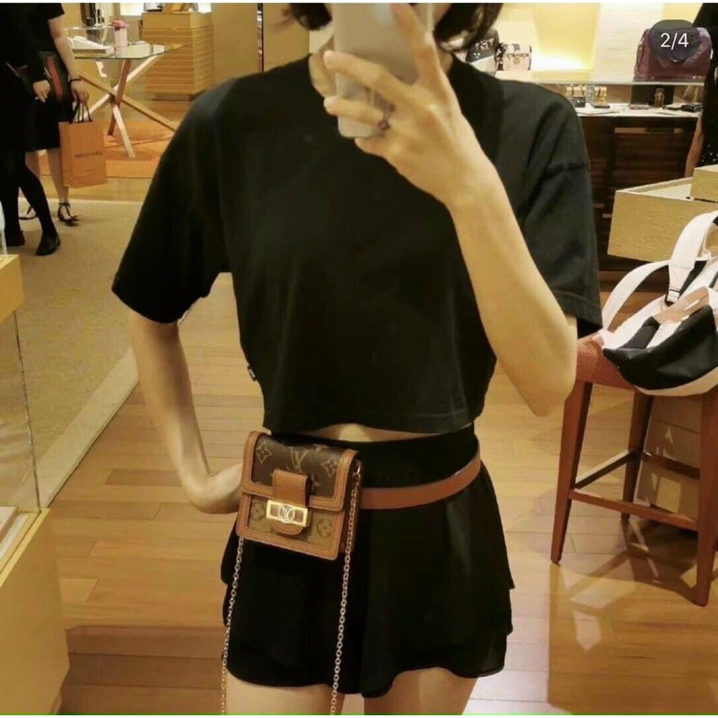 TÚI ĐEO BỤNG LV KÈM DÂY ĐEO CHÉO