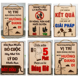 Bảng gỗ decor - trang trí nhà cửa, văn phòng