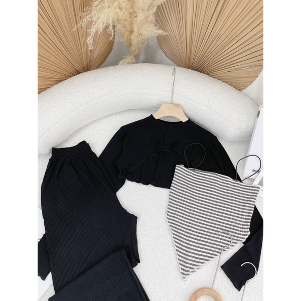 SÉT DẬP LY 3 MÓN ĐEN