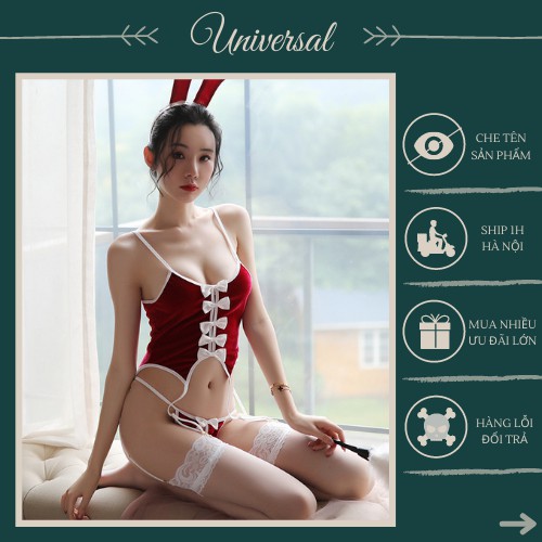 Đồ Cosplay Chú Thỏ Tinh Nghịch Sexy - Bộ Đồ Ngủ Cosplay Thỏ Con Gợi Cảm UNIVERSALXXX - DCP01