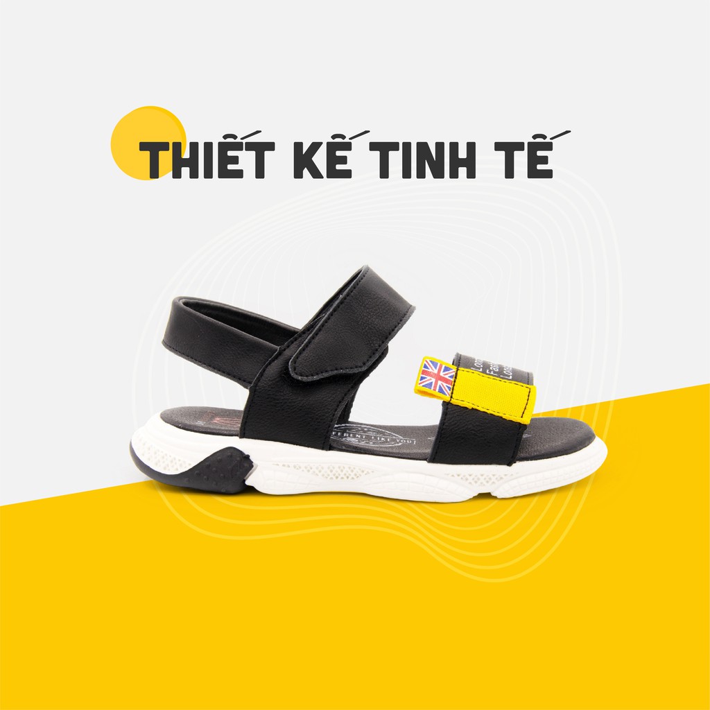 [Mã LTP50 giảm 50000 đơn 150000] Sandal Bé Trai Đi Học Crown Space Cao Cấp CRUK650 Size 28-36 cho bé 5-14 Tuổi