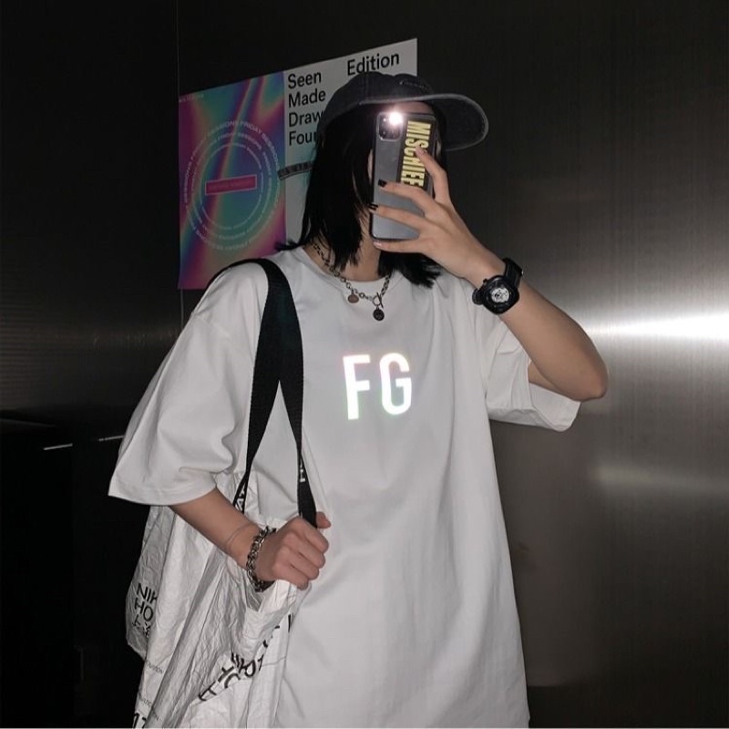 Áo phông FOG essentials phản quang , tee Fog,áo Fear of God FG phản quang